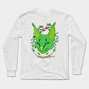 Floral Caracal Long Sleeve T-Shirt